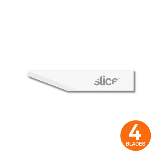 Slice Craft Blades (straight edge, rounded tip) - 4 pack